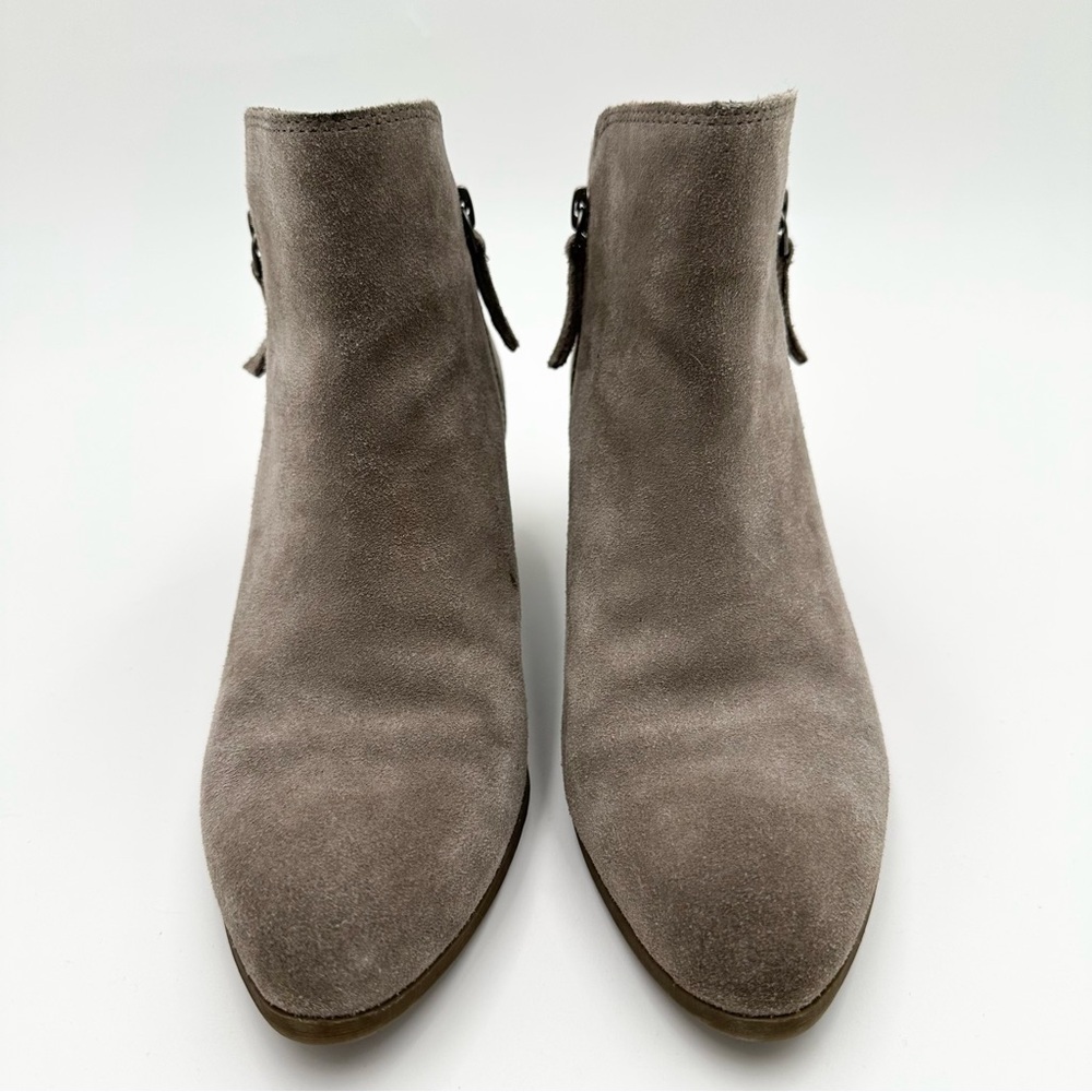 Frye Judith Zip Suede Ankle Booties - Picture 2 of 10